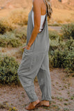 Easy Going Too V-Neck Sleeveless Jumpsuit with Pockets