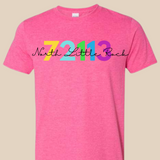 Custom City Zip Code Graphic Tee