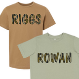 CAMO CUSTOM NAME INFANT-YOUTH Tee PREORDER