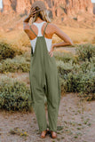 Easy Going Too V-Neck Sleeveless Jumpsuit with Pockets