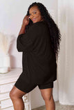 Don't Let Me Go Three-Quarter Sleeve Top and Shorts Set