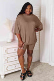 Don't Let Me Go Three-Quarter Sleeve Top and Shorts Set