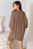 Don't Let Me Go Three-Quarter Sleeve Top and Shorts Set