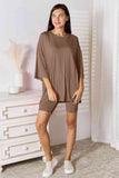 Don't Let Me Go Three-Quarter Sleeve Top and Shorts Set