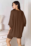 Don't Let Me Go Three-Quarter Sleeve Top and Shorts Set