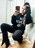 All Peopled Out Graphic Sweatshirt