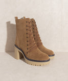 OASIS SOCIETY Jenna - Platform Military Boots