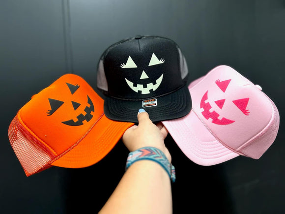 Pumpkin Smiles Trucker Hat