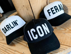 Darlin/Icon/Feral Embroidered Trucker Hat *PREORDER*