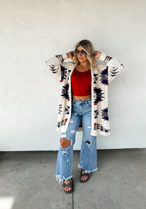 Reversible Aztec Cloud Cardigan PREORDER