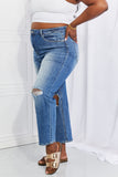 Ezra High Rise Relaxed Jeans In Stock