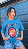 Mama Pigment Dyed Graphic Soft Tee
