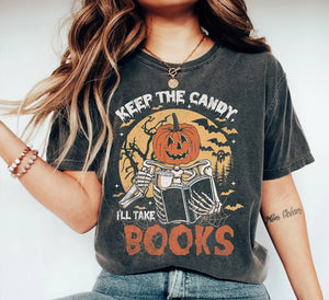 I’ll Take the Books Graphic Tee Custom Ordery