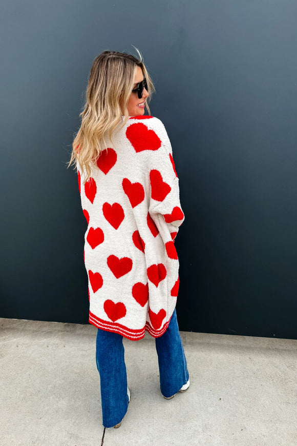 Valentine Heart Cloud Cardigan PREORDER