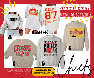 Chiefs Graphic Sweatshirt PREORDER *AFTER super bowl*