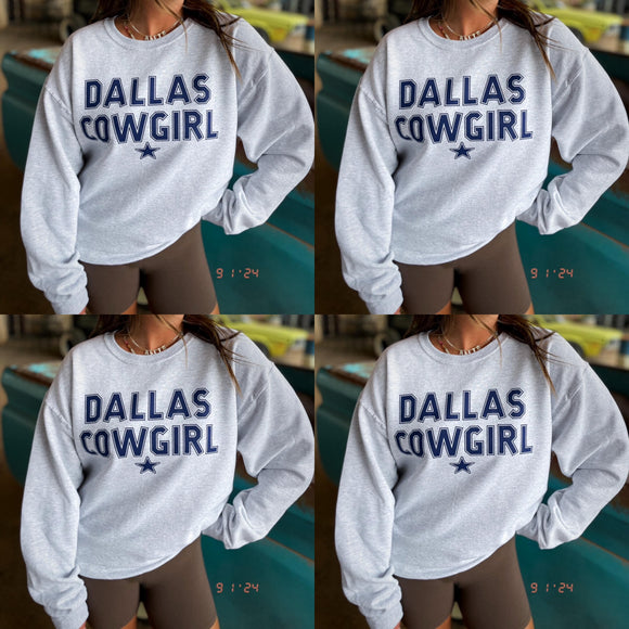 Cowgirls Sweatshirt or Tee Preorder