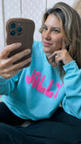 Jolly Puff Print Graphic Sweatshirt