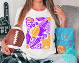 Funky Football Graphic Tee Custom Order