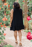 Tiered in Black Dress (In Stock)