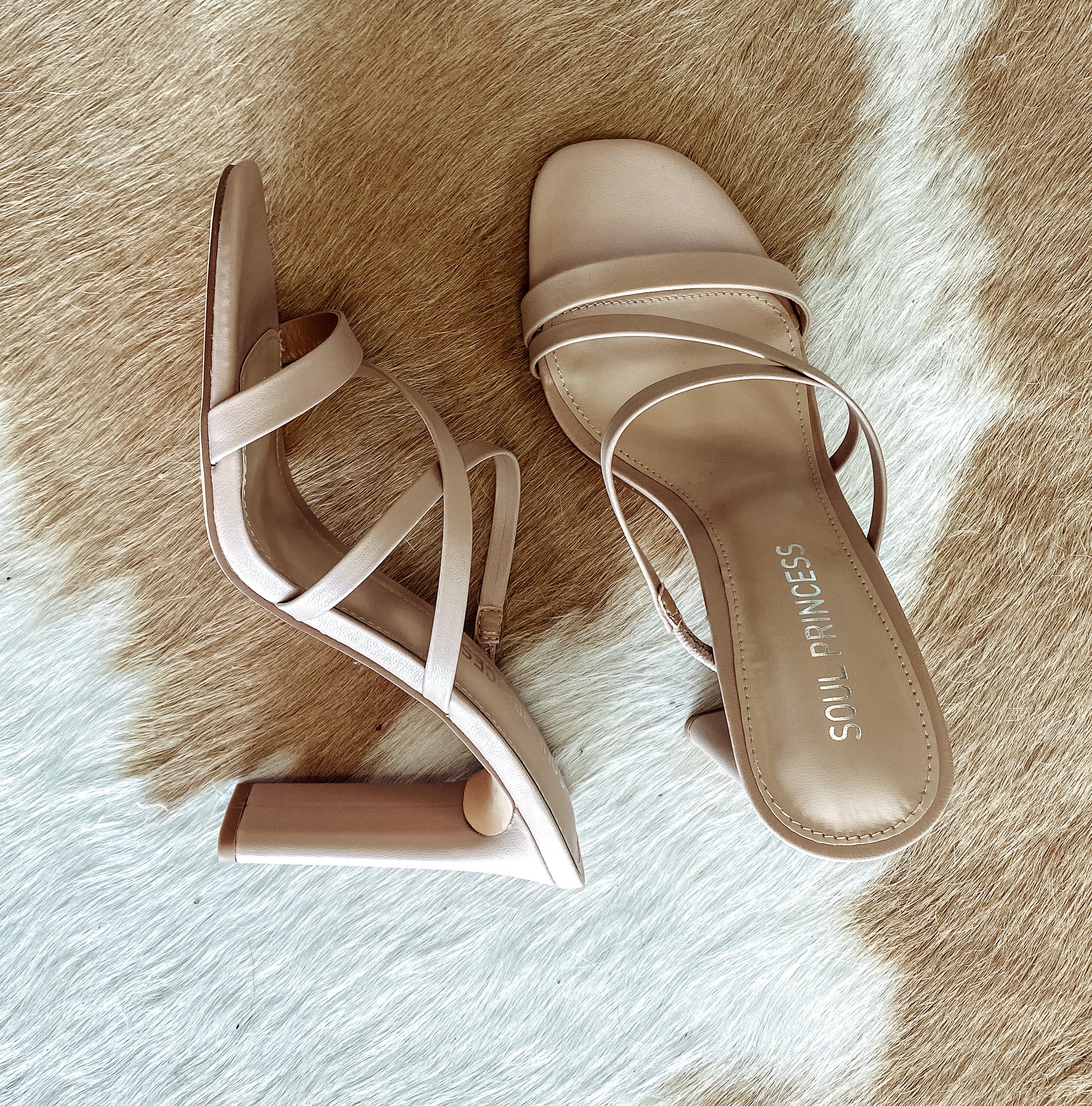 Kami Nude Strappy Block Heel Sandals – Ember + Grace Boutique