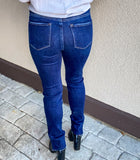 Haylie High Rise Skinny Jeans with Ankle Step Hem